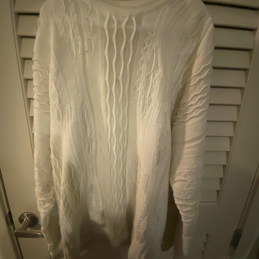 COOGI Cream Crewneck Sweater